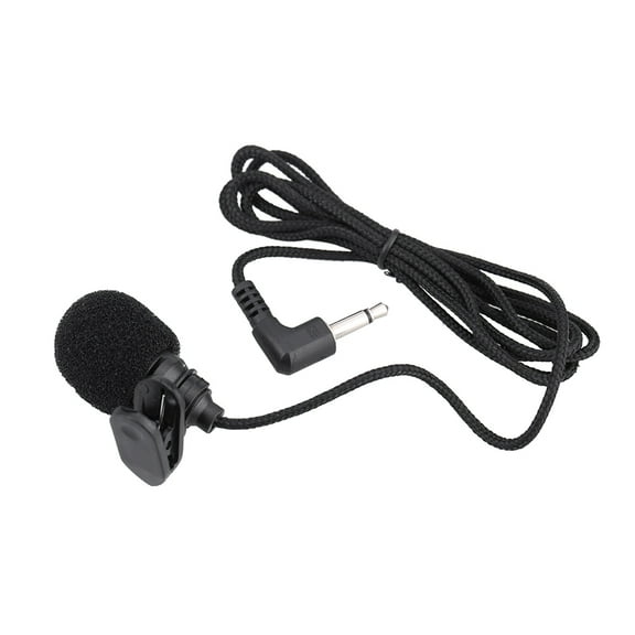 Mini Portable Hands-free Lapel Microphone - Clip-on Condenser Mic with 3.5mm TS Plug for PC and Portable Voice Amplifier Speaker
