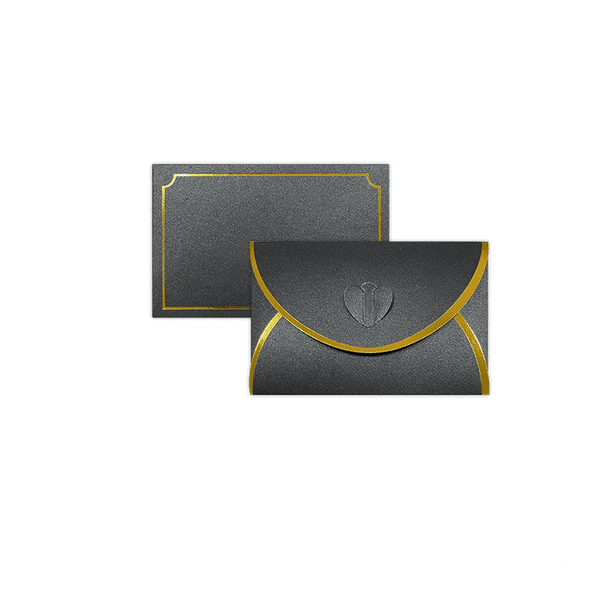 50Pcs Gift Card Envelopes with Love Buckle Envelopes with Gold Border ...