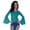 Teal Green, variant on Moomaya Womens Long Bell Sleeves Tshirt Top Round Neck Plain Casual Fit Summer Tee Tops