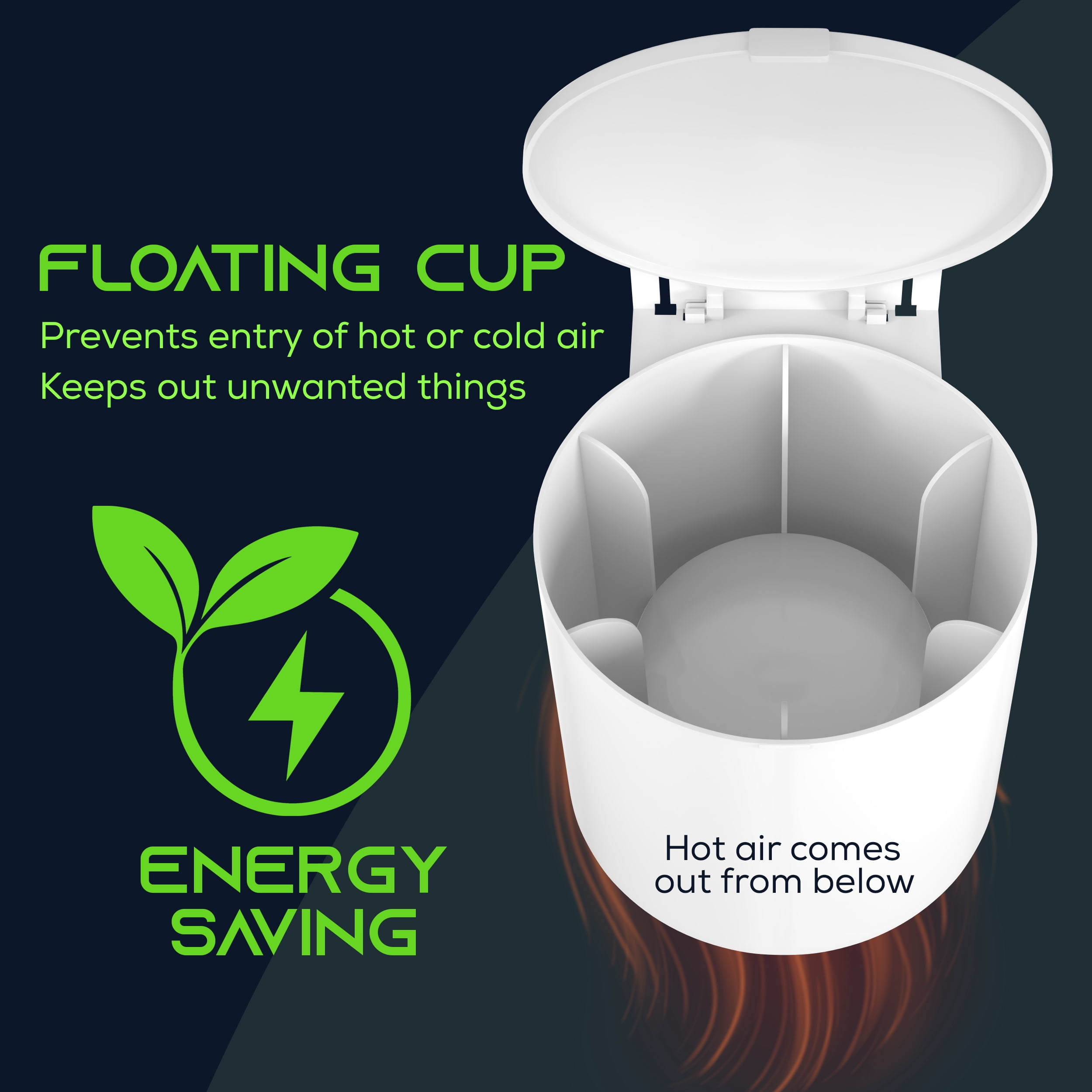 Dryer Vent Cover 4-Inch UV-Resistant - Energy Saving Outdoor Seal for Home Exteriors