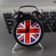 thumbnail image 3 of 1pc Union Flag Pattern Clock Desktop Alarm Clock Bedside Wake-up Device Mini Time Displayer for Home Dorm, 3 of 4