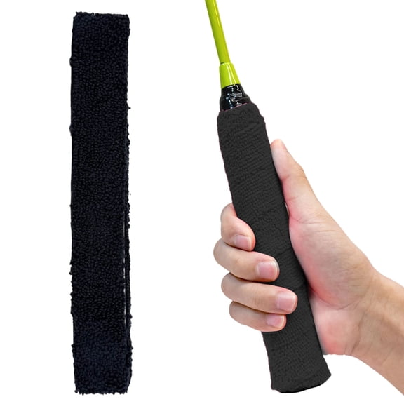 1PC Racquet Towel Grip, Tennis Racket Grips, Badminton Racquet Grip Tape Absorbent Towel Racket Overgrip, Anti-Skid Sweatband Racquet Grip, Overgrip Wraps Sleeve for Tennis Badminton Handle