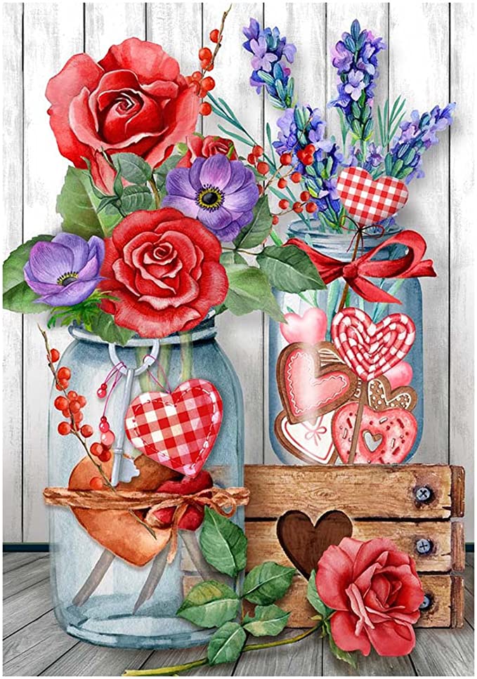 A8MENX0 Diamond Painting Kit For Adults - Full Drill A-209+202 Sparkling Art Craft