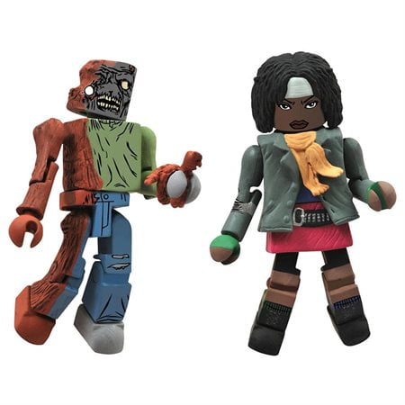 Walking Dead Minimates - Michonne and One-Eyed Zombie