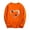 Orange, variant on Hoodie for Toddler Girl Kids Sweatshirt Long Sleeve Crewneck Casual Comfy Prints Pullover Spring Sports Shirt Trendy Outfits Sweatshirt Older Children Pullover White 9-10 T