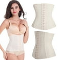 thumbnail image 4 of Miss Moly Womens Extra Firm Control Waist Traner Shapewear Tummy Control Underbust Corset Belt Plus Size Beige S-3XL, 4 of 6