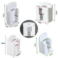 thumbnail image 4 of Universal White Air Conditioner Remote Control Holder Wall Mounted Box Storage, 4 of 4