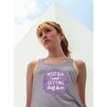 thumbnail image 2 of Messy Bun. Getting Stuff Done Racerback Tank Women -Smartprints Designs, Female x-Small, 2 of 4