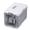 gray, variant on Ventilated Pet Transport Box for Cats Small Dogs, Folding Hard Shell Crate with Front Latch Door, Travel Handle