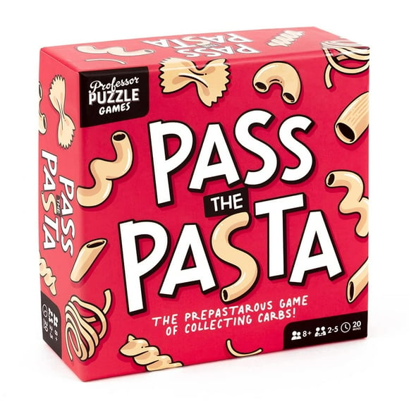 Juego de mesa Professor PUZZLE Pass The Pasta Games con 77 cartas