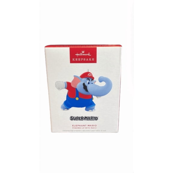 Hallmark Keepsake 2025 Supermario Elephant Mario Christmas Ornament
