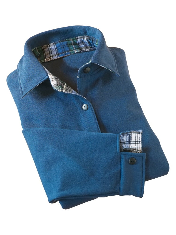 button front fleece cardigan