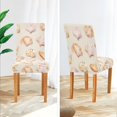 thumbnail image 3 of Yayeee 4 Pack Dining Chair Covers Stretch Parson Chairs Slipcovers Seat Protector, Pink Seashell, 3 of 6
