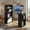 Black, variant on Spaco Computer Desk Writing Workstation Office with 6-Tier Storage Shelves-White, Office Desk, Gaming Computer Desks for Study,Working,Writing