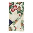 thumbnail image 2 of Saro Lifestyle Pinecones and Birds Table Napkin (Set of 4), 2 of 4