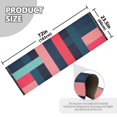 thumbnail image 5 of Yayeee Runner Rug for Bedroom 2'x6' Machine Washable Hallway Non Slip Mat, Navy Blue Stripes, 5 of 8