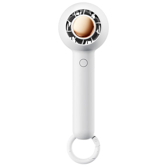 Pocket Handheld Fan Mini Fan with Carabiner 2-Speed Usb Rechargeable Fan for Family Members Student