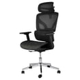 thumbnail image 1 of Ergonomic Mesh Office Chair with Lumbar Support and Headrest, High Back Desk Chair with 4D Armrests, 350lbs Capacity for Home Office, Gaming and Study, 1 of 7