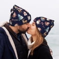 thumbnail image 5 of Lsque Christmas Critters Delight Pattern Knitted Beanie, Unisex Winter Hat, Knit Hat Winter Beanies Thick Fisherman Beanies Cuffed Plain Skull Caps, 5 of 6