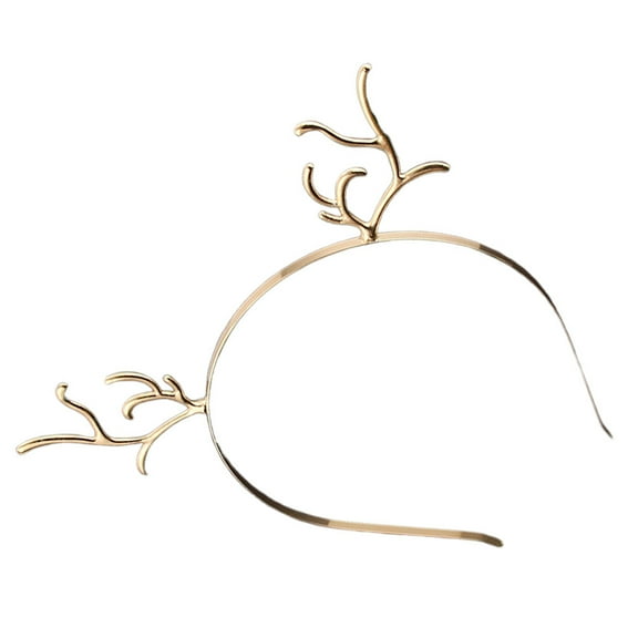 Soimiss cute reindeer antlers headband holiday headwear assorted color 2pcs