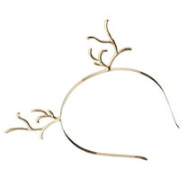 Soimiss cute reindeer antlers headband holiday headwear assorted color 2pcs
