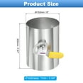 thumbnail image 2 of 6 Inch Duct Backdraft Damper, Manual Adjustment Airflow Volume Damper for Vents Fans Extractors Range Hoods Heating Systems, 2 of 7