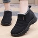 thumbnail image 2 of Botas de nieve cálidas y ligeras con fondo suave y acolchado de algodón para mujer, informales, con forro polar y engrosadas, para madres de mediana edad y mayores, 2 of 6