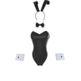 thumbnail image 1 of Disfraz de conejita para mujer, traje Senpai de conejita, falda, cuello, anillos en la manga y talla Ar para todos-AM, 1 of 4