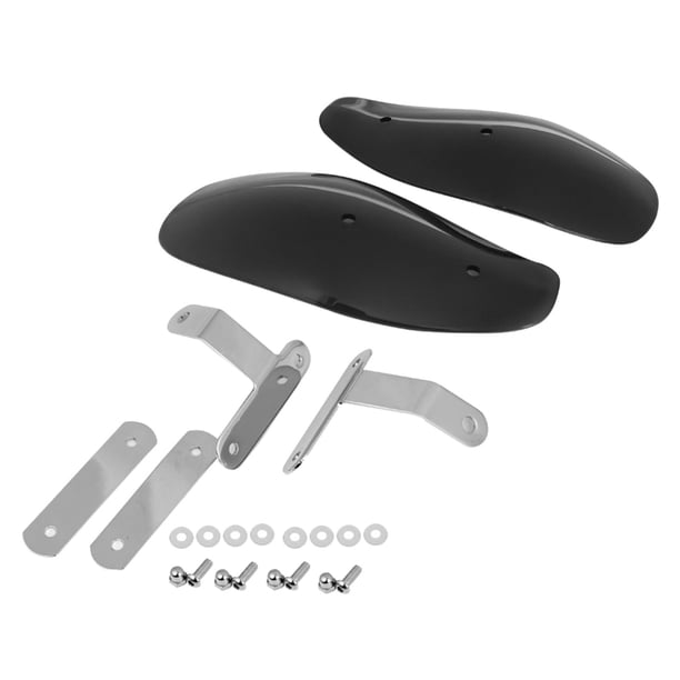Protección de la mano de la motocicleta Escudo del Deflector del viento con Negro Sharpla guardamanos de motocicleta