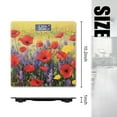 thumbnail image 2 of High Precision Body Weight Scale Smart Bathroom Scales with Large LCD Display(400lbs),Decorative for Bedroom-Red Poppies And Purple Lavender In The Field, 2 of 4