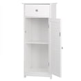 thumbnail image 4 of One Door Drawer Bathroom Cabinet Bathroom Storage Rack Wood Living Room Corner Stand Shelf, 4 of 9