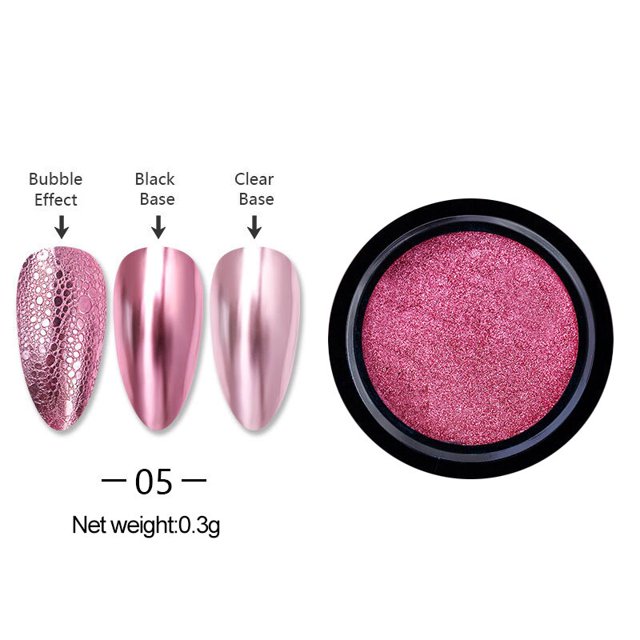 Oro plata espejo polvo uñas arte brillo oro rosa Champange UV Gel polaco cromo polvo metálico efecto pigmento Decoración Tan Jianjun unisex