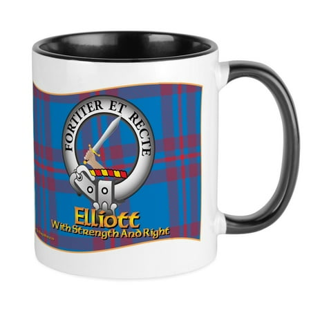 

CafePress - Elliott Clan Mugs - Ceramic Coffee Tea Novelty Mug Cup 11 oz