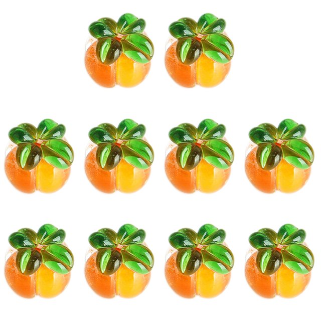 Coofit Jewelry Making Bead DIY: 10PCS Fruit Design Crafts Bead Earring Making Accessory