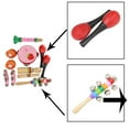 thumbnail image 3 of Set de percusión de niños pequeños shamjiam 7 de Tambor de pandereta Color rosa, 3 of 9