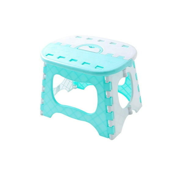 Yuarrent Taburete plegable, asiento pequeño de plástico, silla portátil para terminar, acampar, actividades al aire libre Conjuntos de muebles de dormitorio Azul Yuarrent HA024157-02