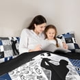 thumbnail image 5 of jejeloiu Golf Ball Gamer Queen Comforter Set,Sport Game Bedding Comforter Set For Ball Lovers Reversible 3-Piece, 5 of 8