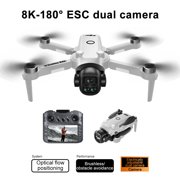 HNZENBW A28 Multifunctional RC Drones with Camera for Kid Adults,Electrically Adjustable Dual Camera for 8K HD,Optical Flow Hover & Avoidance