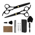 thumbnail image 2 of Hairdressing Scissors, Scissors Sets, Stainless Steel Thinning Scissors, Hairdressing Scissors, Thinning and Texturing Scissors. Professional Hair Dressing Sets., 2 of 9