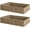 15 ¾"L x 11 ¼"W x 3 ½"H, variant on Large Seagrass Storage Tray for Bathroom, Handwoven Wicker Baskets for Shelves, 2-Pack