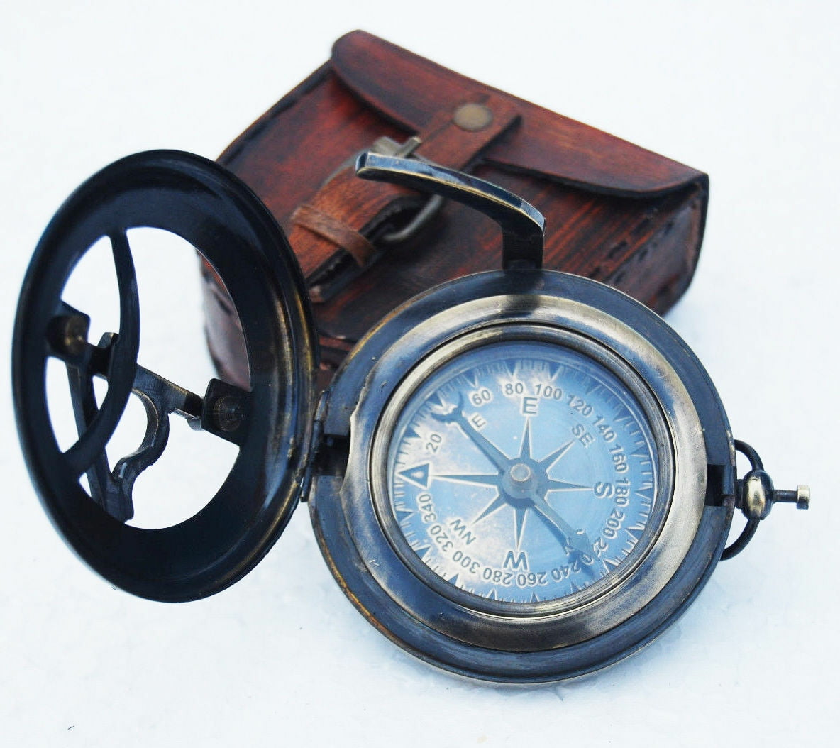 Personalized Compass Sundial Engraved Compass Custom Compass Wedding Gift