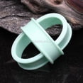 thumbnail image 5 of BM25 A Pair of Soft Pastel Silicone Double Flared Tunnel Plug-Pastel Green, 5 of 7