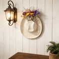 thumbnail image 2 of Cowboy Hat Shaped Ceramic Hanging Vase, Wall Mounted Decorative Planter For Indoor Greenery And Home Wall Decoration, 2 of 5