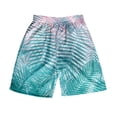 thumbnail image 2 of kingque Hawaiian Print Shorts for Men Surfing Swimming Board Shorts Trunks Swimwear Beachwear Summer Short Pants, 2 of 4