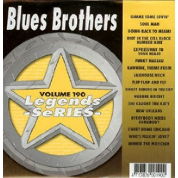 BLUES BROTHERS Karaoke CDG 17 Songs