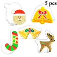 thumbnail image 3 of Coxeer Ensemble de Coupe-Cookies Mignon en Acier Inoxydable pour Biscuits pour Noël, 3 of 10