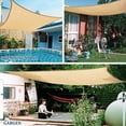 thumbnail image 4 of Vela Para El Sol, Parasol Impermeable, Rectangular, Bloque Uv, Toldo De Vela Para El Sol, Para Patio Al Aire Libre, Jardín seitruly HA041880-01, 4 of 6