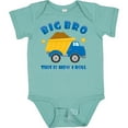 thumbnail image 3 of Inktastic Dump Truck Big Bro Boys Baby Bodysuit, 3 of 5