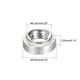thumbnail image 2 of Self -Clinching Nuts,#10-32x0.13-Inch Stainless Steel Rivet Nut Round Head Steel Metal Sheet Mounting Fastener 50pcs, 2 of 5