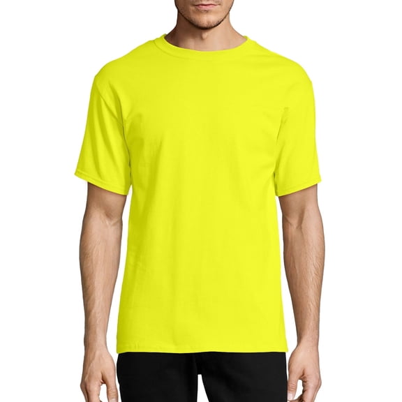 Hanes 6.1 oz. Tagless T-Shirt (5250T) Safety Green, L